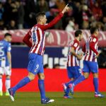 El delantero del Atlético de Madrid Fernando Torres celebra uno de sus goles frente al Leganés