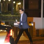 El consejero de OHL, Javier López Madrid, a su salida de la Audiencia Nacional de Madrid tras prestar declaración ante el magistrado Eloy Velasco