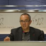 El portavoz de Catalunya Sí Que Es Pot (CSQP) en el Parlamento catalán, Joan Coscubiela