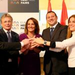 García-Cirac brinda por el futuro de la Red con Michael Schweigebauer, Ronald Gobiet, Emanuele Amodei y Catarina Valença