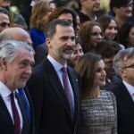 Los Reyes en Inauguración de la Exposición "Obras Maestras de Budapest"en el Museo Thyssen