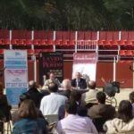 Momento de la presentación del libro en la escuela taurina de Madrid