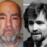 Charles Manson en una imagen de 2009 y en otra de 1970