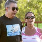 Isabel Pantoja junto a su hermano Agustín, su guardián y protector