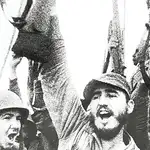 Castro, en el momento de entrar en la capital