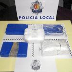 Los traficantes llevaban los cinco fardos en una bolsa de papel