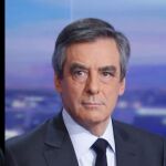 Los candidatos presidenciales Emmanuel Macron, Françoise Fillon y Marine Le Pen