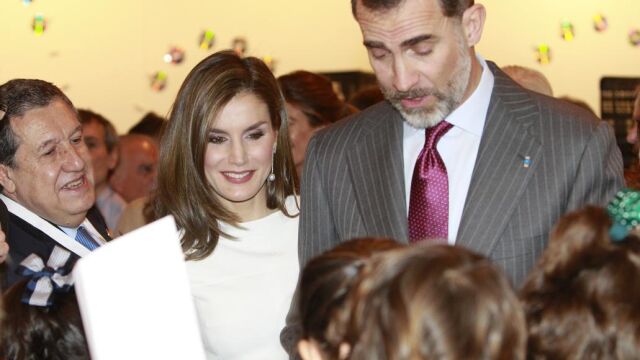 Los Reyes Felipe y Letizia