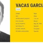 Esteban vacas en la ficha de Europol