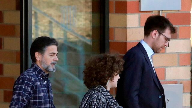 Oriol Pujol, el día que salió de la cárcel