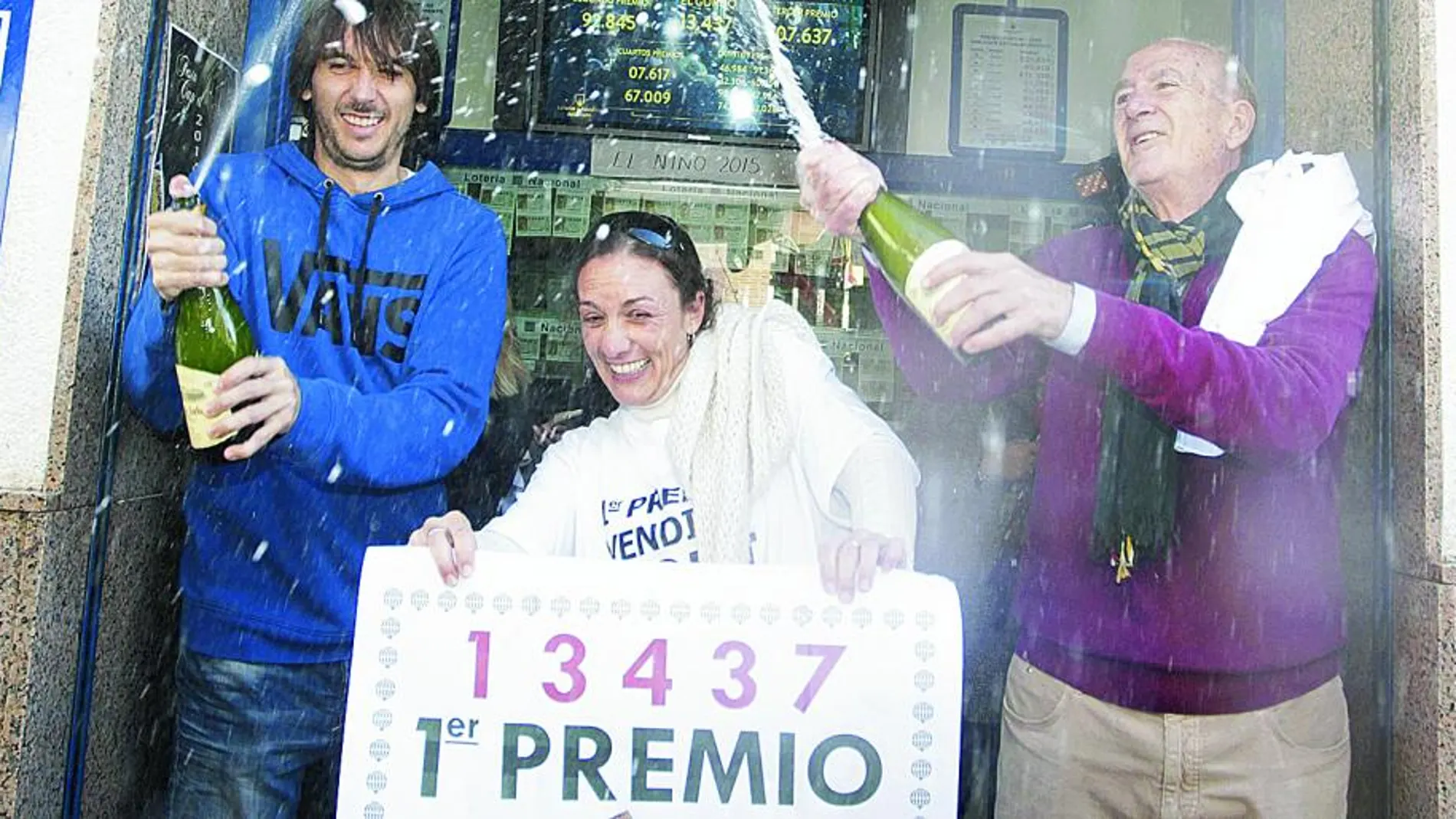 En 2014, el Gordo de Navidad dejó veinte millones de euros en la localidad valenciana de L’Eliana