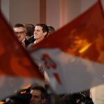 Rivera en un acto