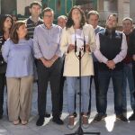 La «número dos» del PP andaluz, Loles López, ayer, en Huelva