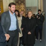 Inauguración de la exposición Ego Comes Petrus: Pedro Ansúrez, Caballero Leal con el director del archivo Municipal de Valladolid, Eduardo Pedruelo; el alcalde de Valladolid, Óscar Puente; la concejala de Cultura y Turismo del ayuntamiento de Valladolid, Ana Redondo; jefe superior de la Policía Nacional en Castilla y León, Jorge Zurita, y cardenal arzobispo de Valladolid, Ricardo Blázquez