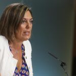 La portavoz de la Junta de Castilla y León y consejera de Agricultura y Ganadería y , Milagros Marcos, asegura que las propuestas de la eólica danesa «son humo»