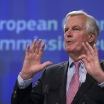 El negociador jefe de la Comisión Europea para el "brexit", Michel Barnier, presenta hoy la propuesta comunitaria con vistas a las negociaciones para la salida del Reino Unido de la Unión Europea (UE)