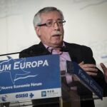 El secretario general de CCOO, Ignacio Fernández Toxo,