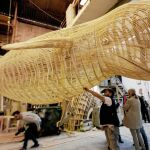 La beluga que adornará el estand de l’Oceanogràfic de Valencia en el certamen madrileño de Fitur