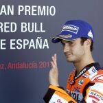 El piloto de MotoGP Dani Pedrosa (Repsol Honda RC 213 V)