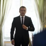 El presidente galo, Emmanuel Macron