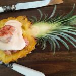 Sabrosa piña rellena