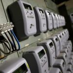 Contadores de la luz en un edificio de viviendas