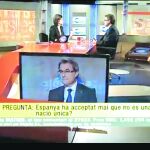 «Els Matins» plantea cada día una pregunta a sus telespectadores. En la imagen, un ejemplo.