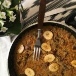 Quinoa con verduras y plátano
