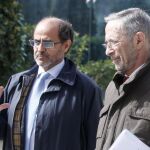 Julio Segura a su llegada a la Audiencia Nacional