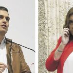 Pedro Sánchez y Susana Díaz