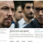 Pablo Iglesias e Íñigo Errejón