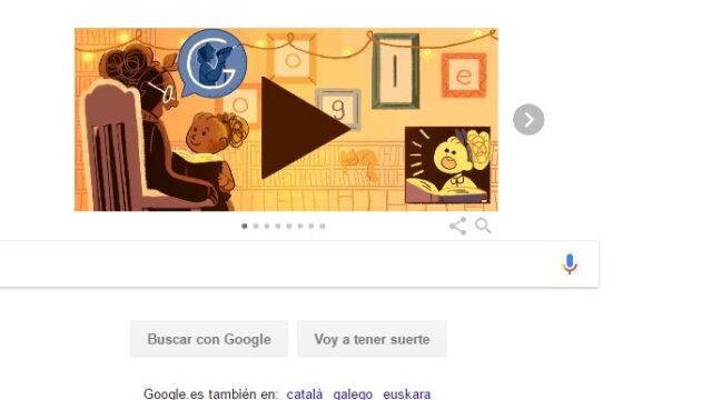 El doodle dedicado a las mujeres