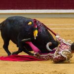 Imagen del percance de ayer en Logroño / EFE