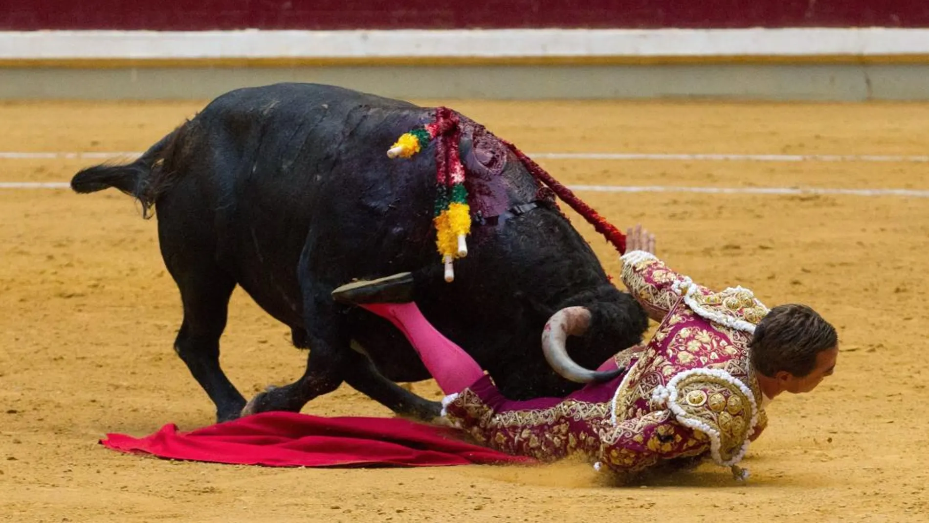 Imagen del percance de ayer en Logroño / EFE