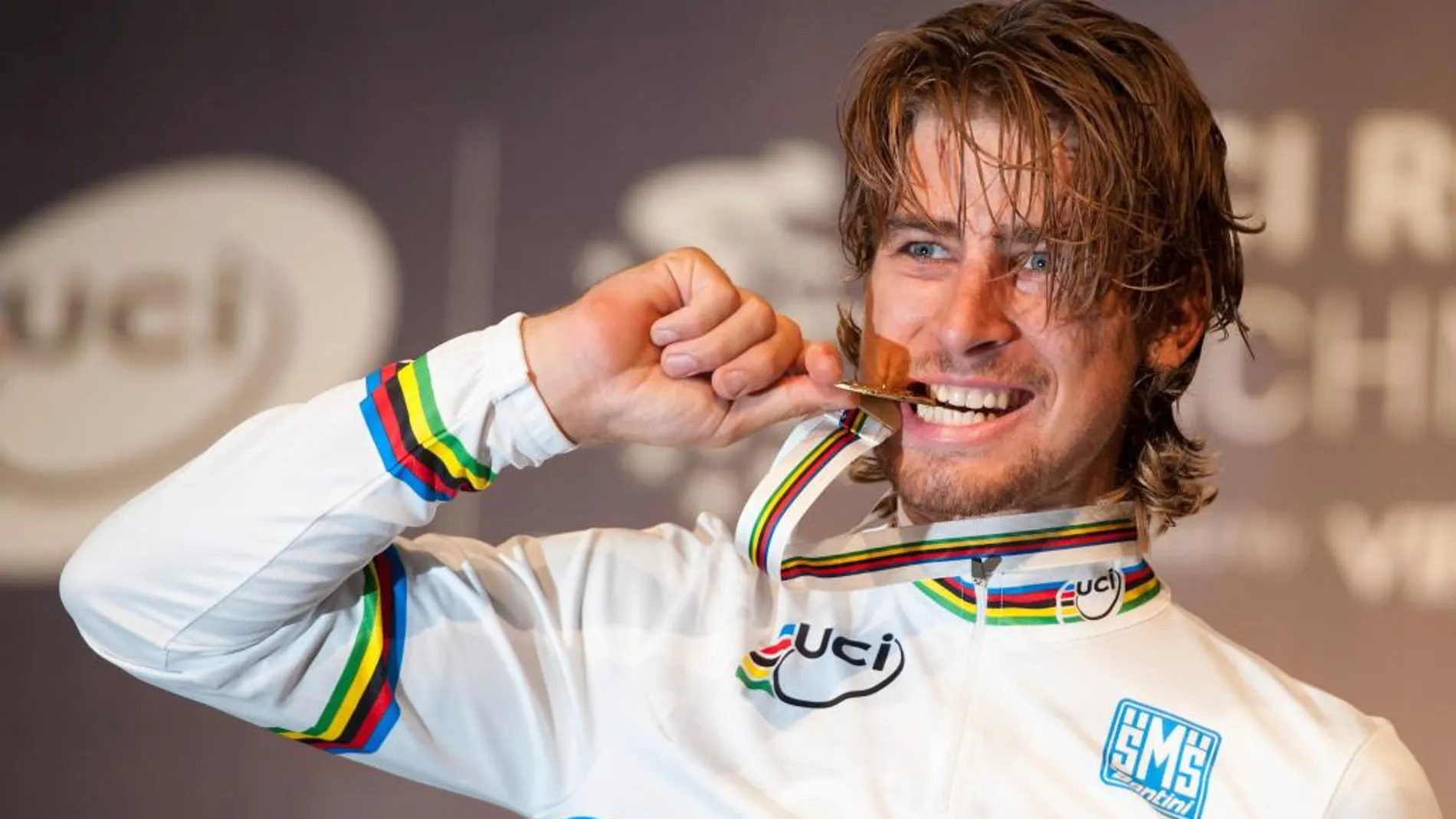 Peter Sagan, en un momento de la carrera en Richmond