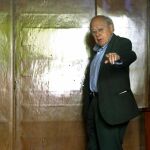 El expresidente de la Generalitat Jordi Pujol, a su llegada este mediodía a su domicilio de Barcelona, donde no ha querido hacer declaraciones