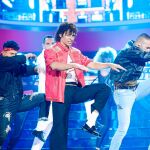 Imagen de Carlos Baute cuando imitó a Michael Jackson en una de las galas / Atresmedia