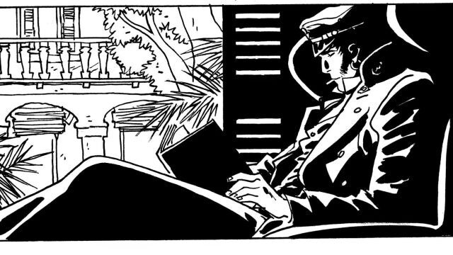 Una imagen del nuevo Corto Maltés que podrá verse en el Mnac