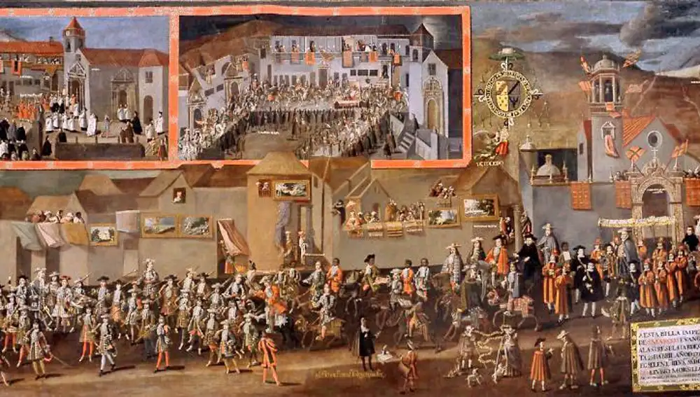 Entrada del virrey Morcillo en Potosí, 1716 Madrid, Museo de América