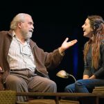 Ricard Borràs y Elena Barrero, en un momento de la representación