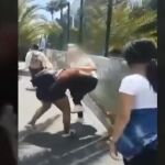 Fotograma del vídeo que recoge la agresión sufrida por la menor
