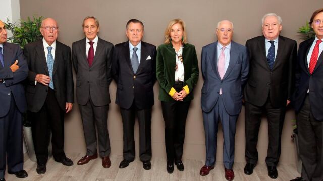 Antonio Miguel Méndez Pozo y la Junta de Protectores de la Fundación VIII Centenario de Catedral Burgos 2021
