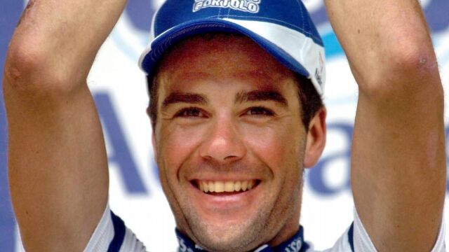 Aitor González en 2004 cuando ganó una etapa del Tour de Francia
