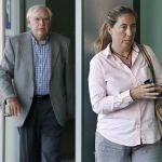 La exdirectora financiera del Palau de la Música Gemma Montull y su padre, el exdirector del Palau de la Música Jordi Montull