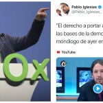 Santiago Abascal y Pablo Iglesias