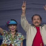 Daniel Ortega y su esposa, Rosario Murillo