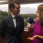 Pablo Casado ha atendido a LA RAZÓN antes de participar en LA RAZÓN DE...
