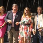 El nuevo embajador de la vendimia 2018, el cantante Antonio Orozco, en la II Gran Fiesta de la Vendimia de Ribera de Duero