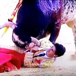 Víctor Barrio fue corneado en la plaza de toros de Teruel