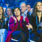 La ex vicepresidenta del Gobierno, Soraya Sáenz de Santamaría, presente en el día de ayer